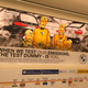 A BMW parody ad designed by Darren Cullen posted in a train car in the London Underground.